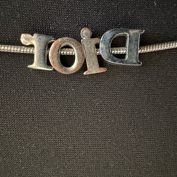【Dior】Christian Dior necklace Metal Silver - Picture 5 of 6